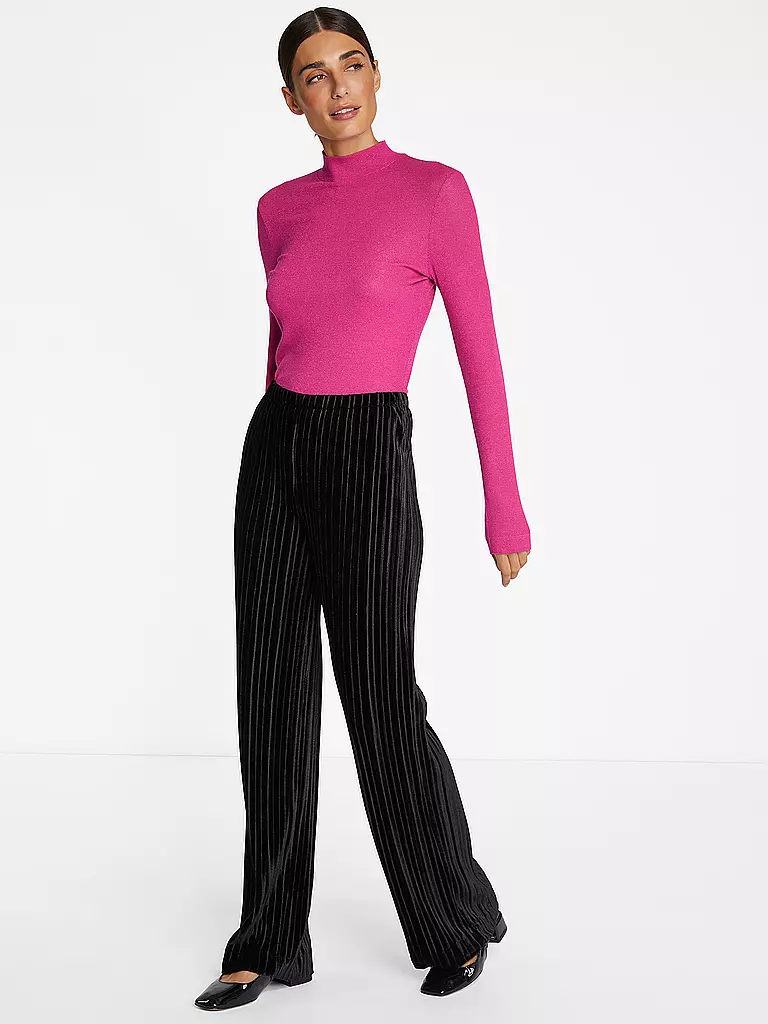 RICH & ROYAL | Rollkragenshirt | Fucsia