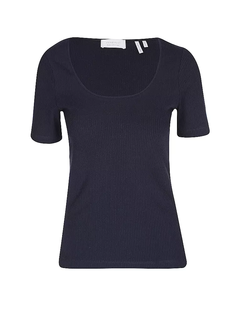 RICH & ROYAL | T-shirt | Blu scuro