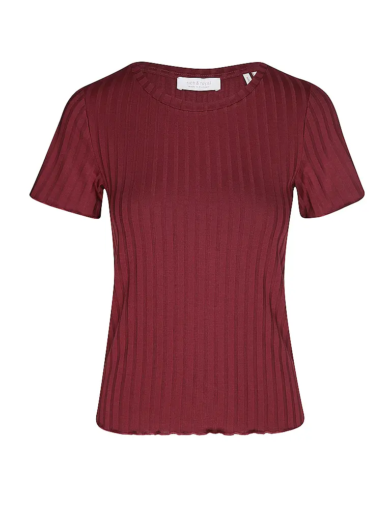 RICH & ROYAL | T-shirt | Rosso scuro