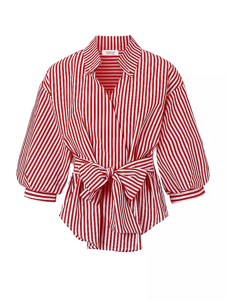 RICH & ROYAL | Wickelbluse  | Rosso