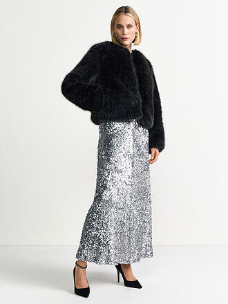 RICHROYAL | Giacca effetto pelliccia