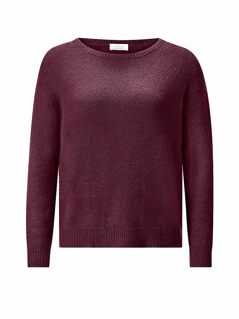 Richroyal Pullover rosso scuro S