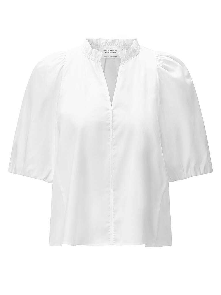 Richroyal Blusenshirt bianco 40