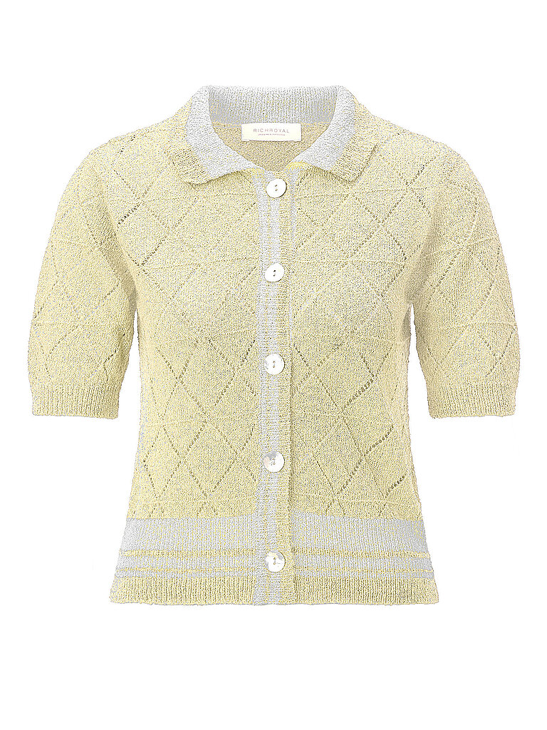 Richroyal Cardigan giallo XL