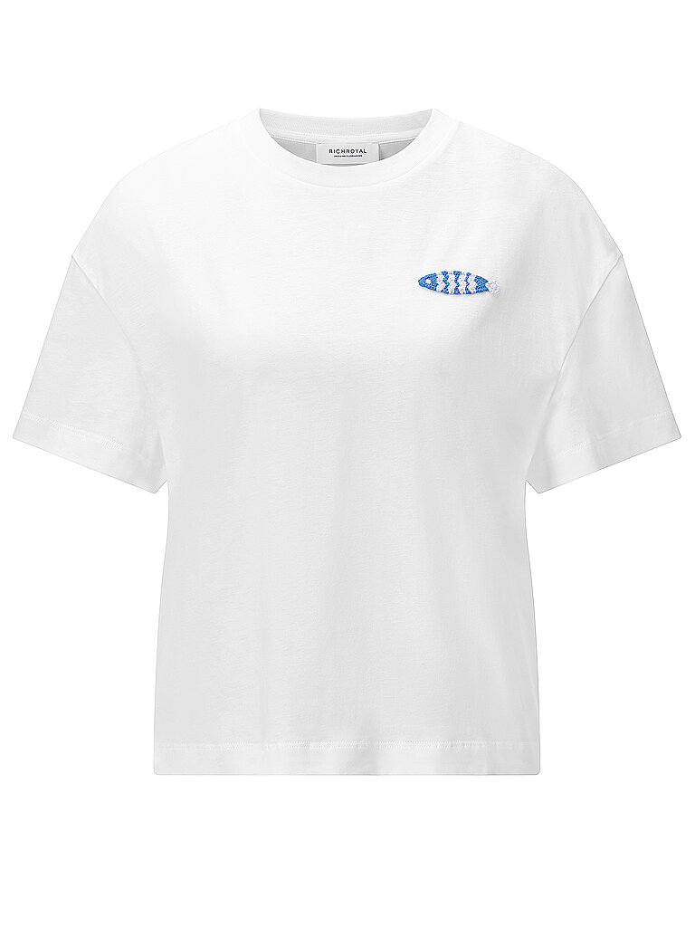 Richroyal T-Shirt bianco XL