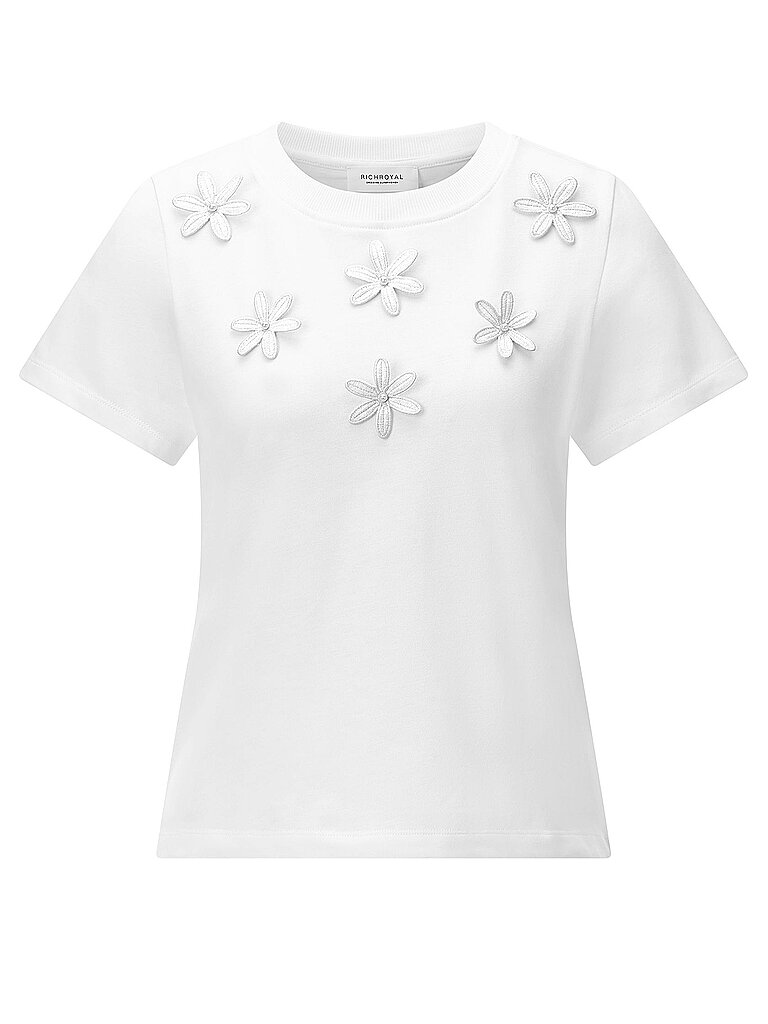 Richroyal T-Shirt bianco XL