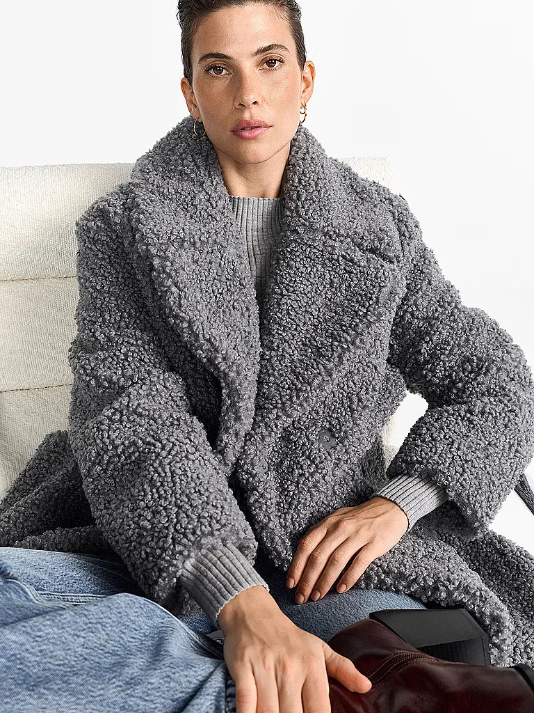 RICHROYAL | Cappotto in pelliccia sintetica | Grigio
