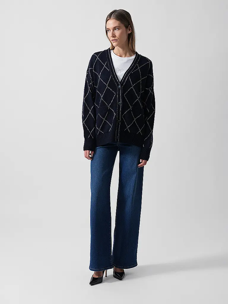 RICHROYAL | Cardigan | Blu scuro