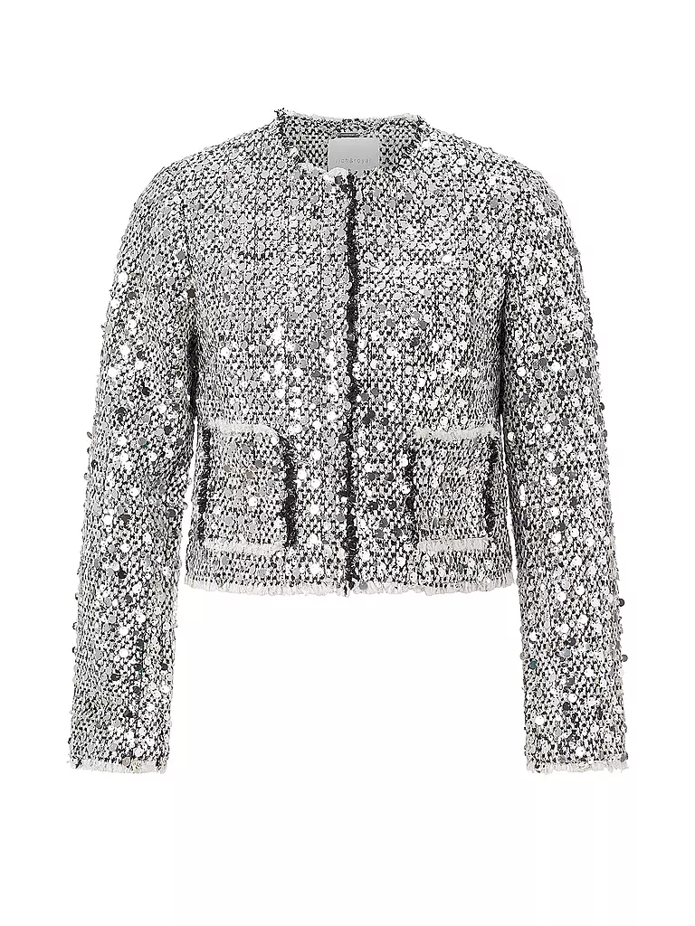 RICHROYAL | Giacca Boxy Fit | Argento