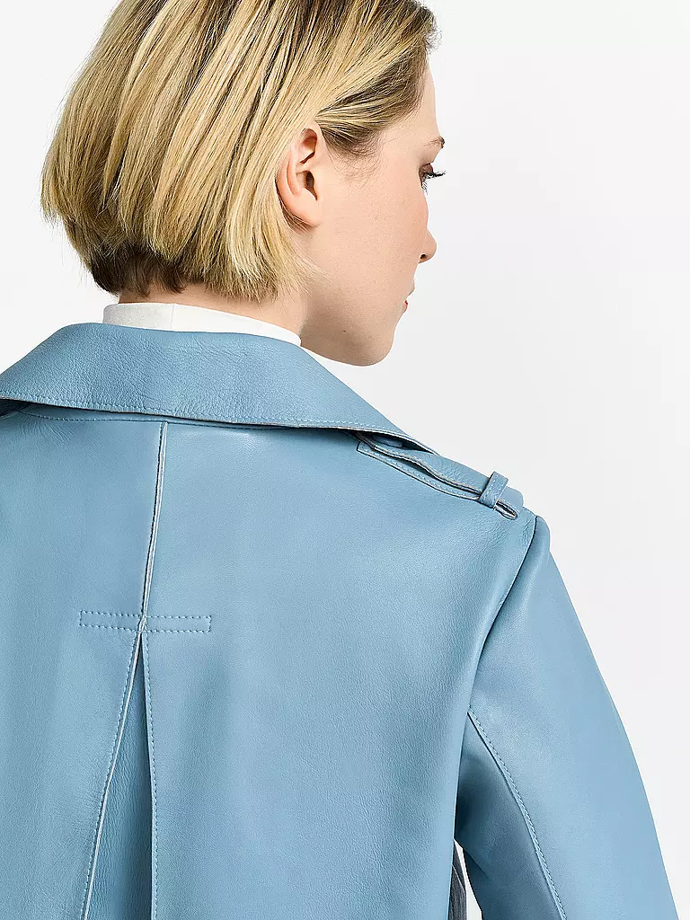 RICHROYAL | Giacca di pelle | Blu chiaro