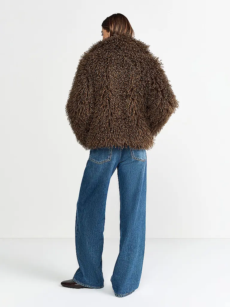 RICHROYAL | Giacca effetto pelliccia | Marrone