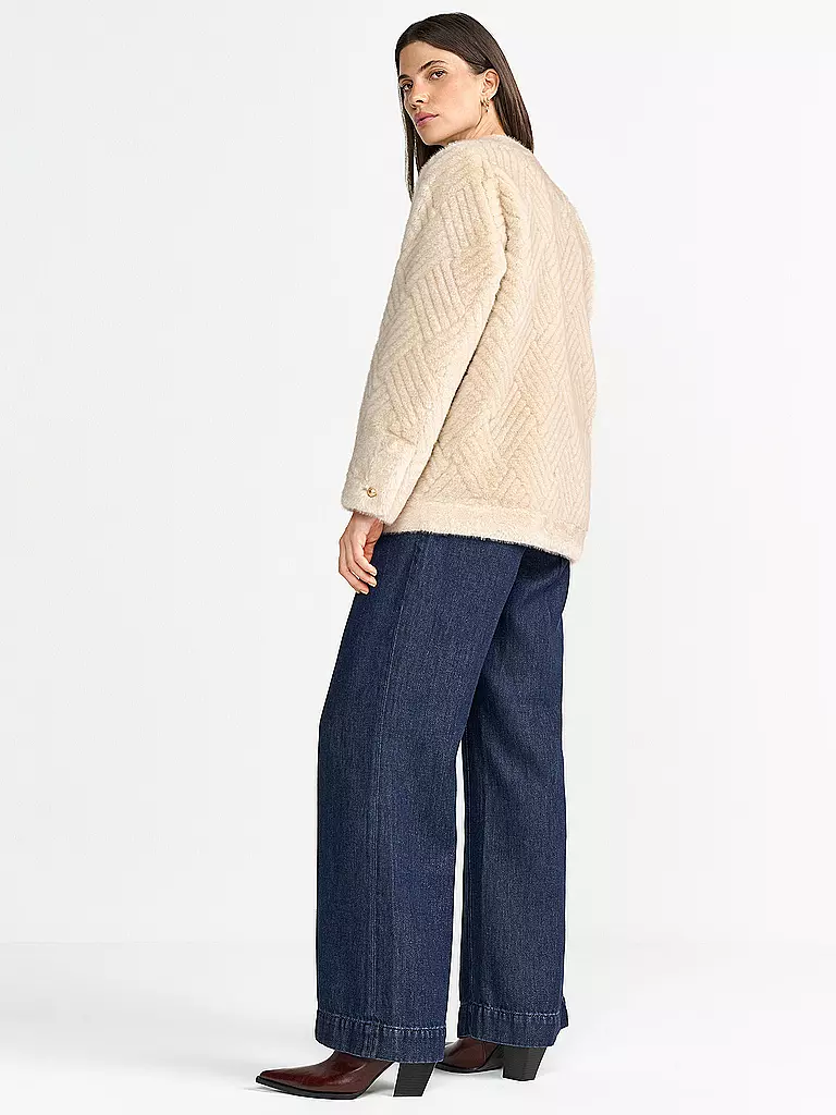 RICHROYAL | Giacca in pelliccia sintetica | Cammello