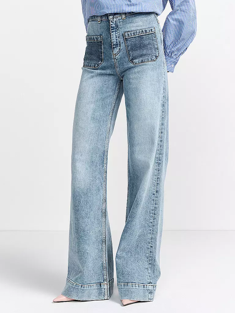 RICHROYAL | Jeans a gamba larga | Blu