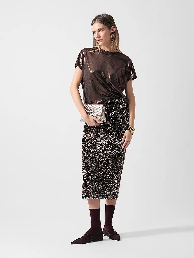 RICHROYAL | Midi gonna | Marrone