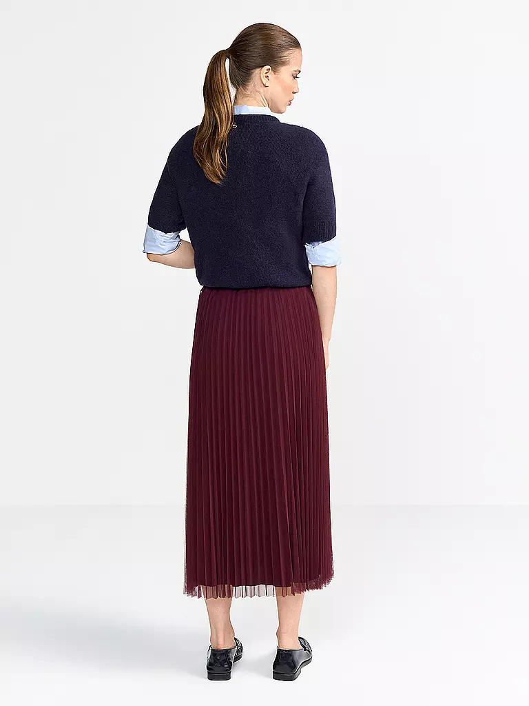 RICHROYAL | Midi gonna | Rosso scuro