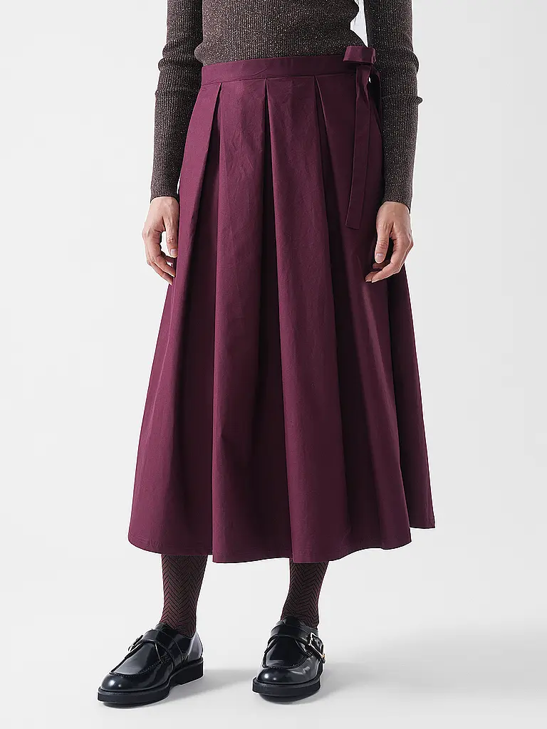 RICHROYAL | Midi gonna | Rosso scuro