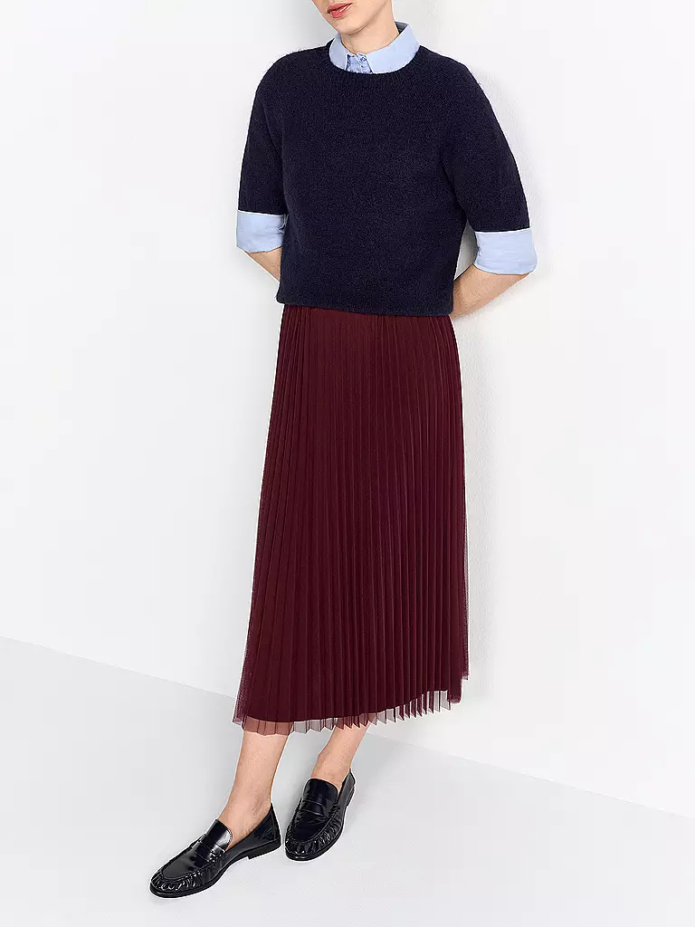 RICHROYAL | Midi gonna | Rosso scuro