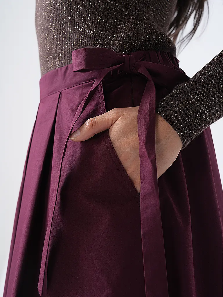 RICHROYAL | Midi gonna | Rosso scuro