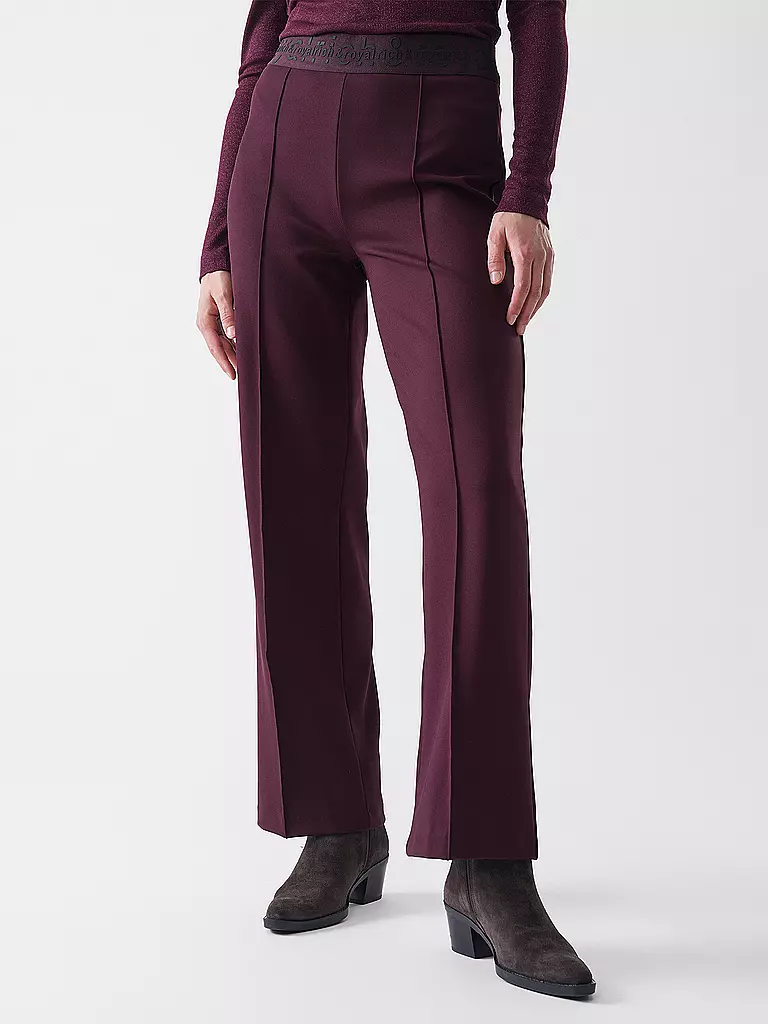 RICHROYAL | Pantaloni Marlene | Rosso scuro