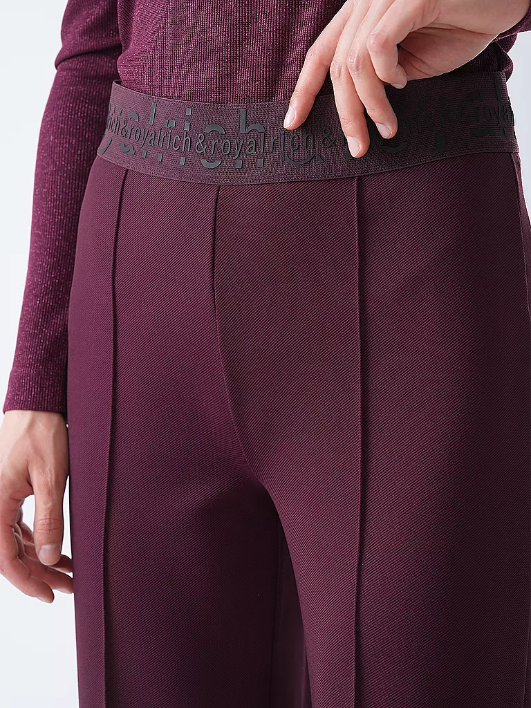 RICHROYAL | Pantaloni Marlene | Rosso scuro