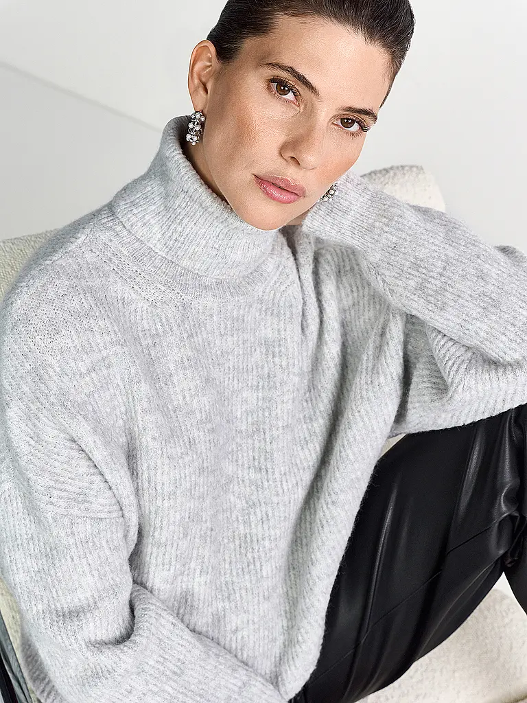 RICHROYAL | Rollkragenpullover | Grigio