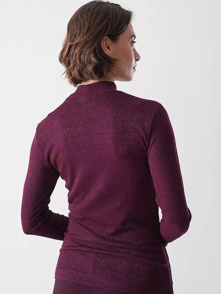 RICHROYAL | Rollkragenpullover | Rosso scuro