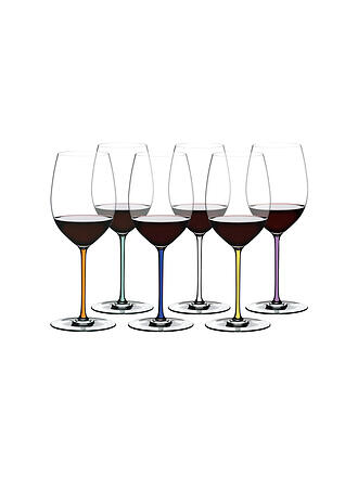 RIEDEL | Set di 6 bicchieri da vino rosso Cabernet/Merlot FATTO A MANO
