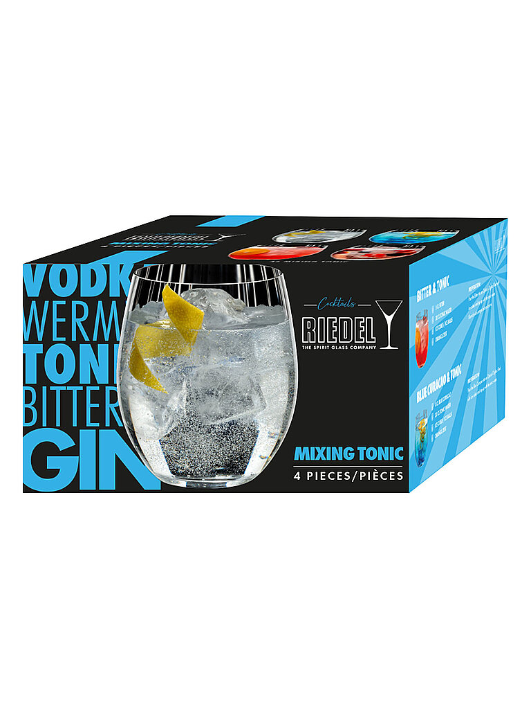 Set di 4 bicchieri da Gin Tonic MIXING 580ml trasparente