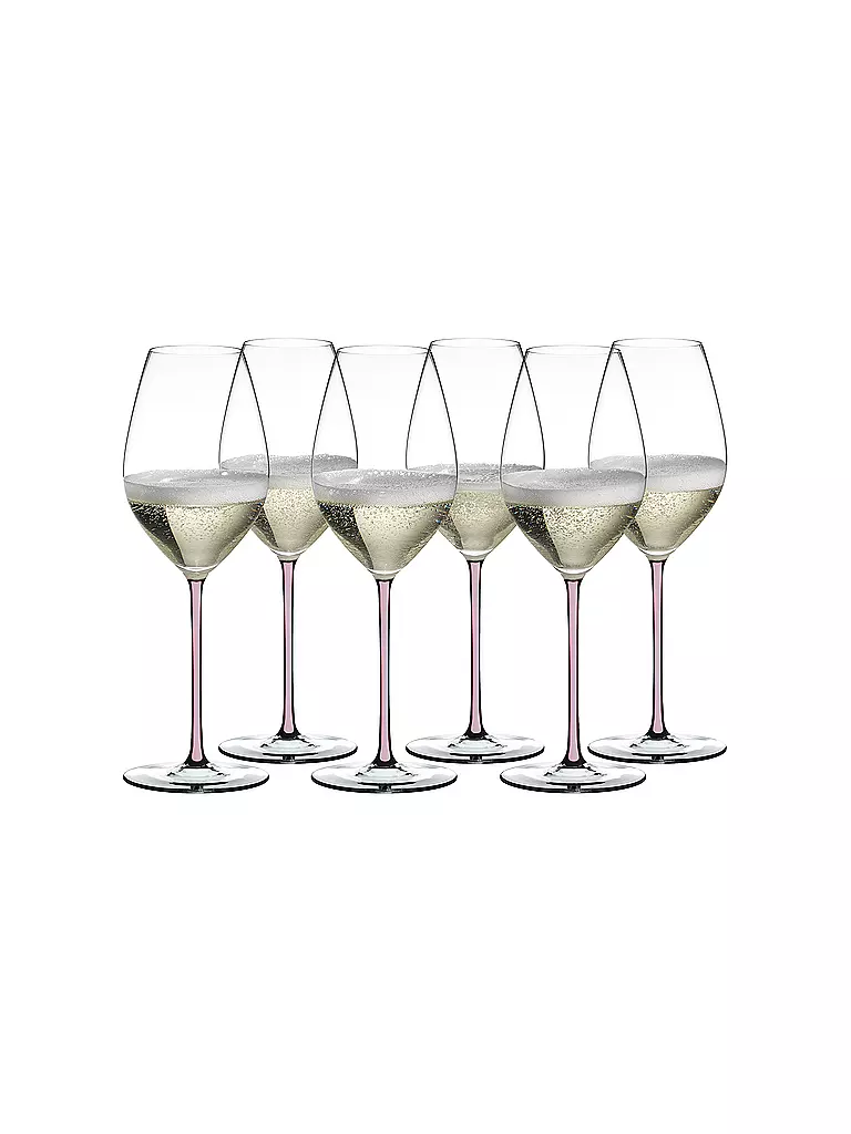 RIEDEL | Champagner-Weinglas 6er Set FATTO A MANO | Multicolore