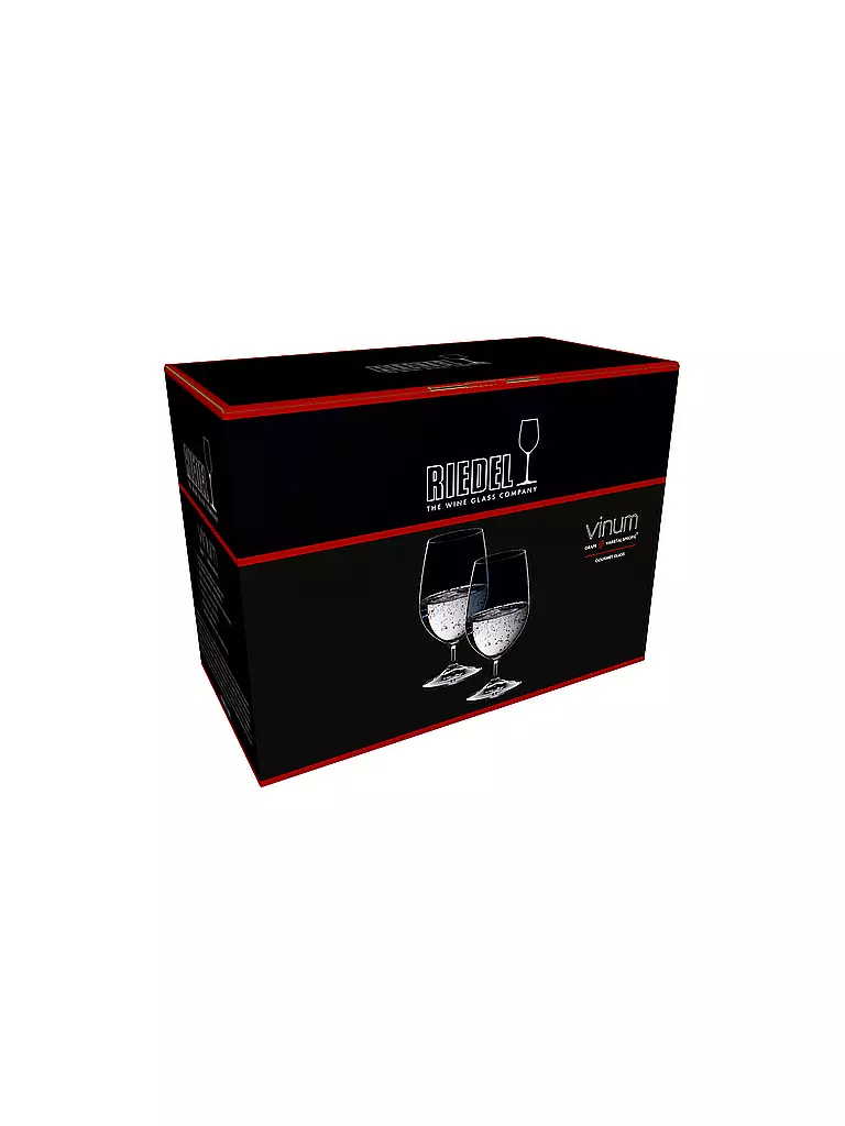 RIEDEL | Set da 2 bicchieri gourmet VINUM 370ml | Trasparente