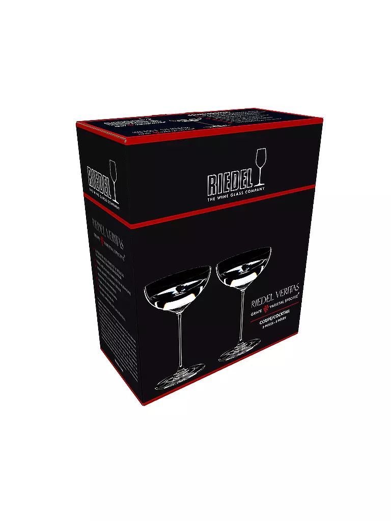 RIEDEL | Set da 2 calici da spumante/coppa da cocktail VERITAS 240ml | 