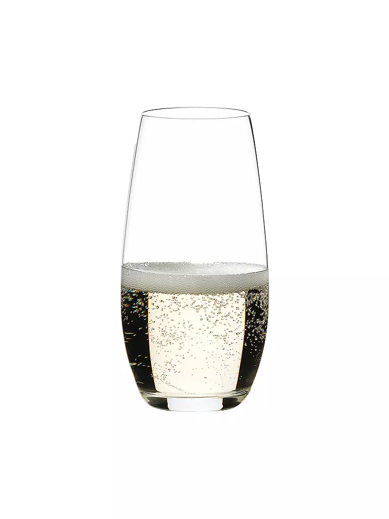 RIEDEL | Set di 2 bicchieri da champagne O Wine Tumbler 264 ml | Trasparente