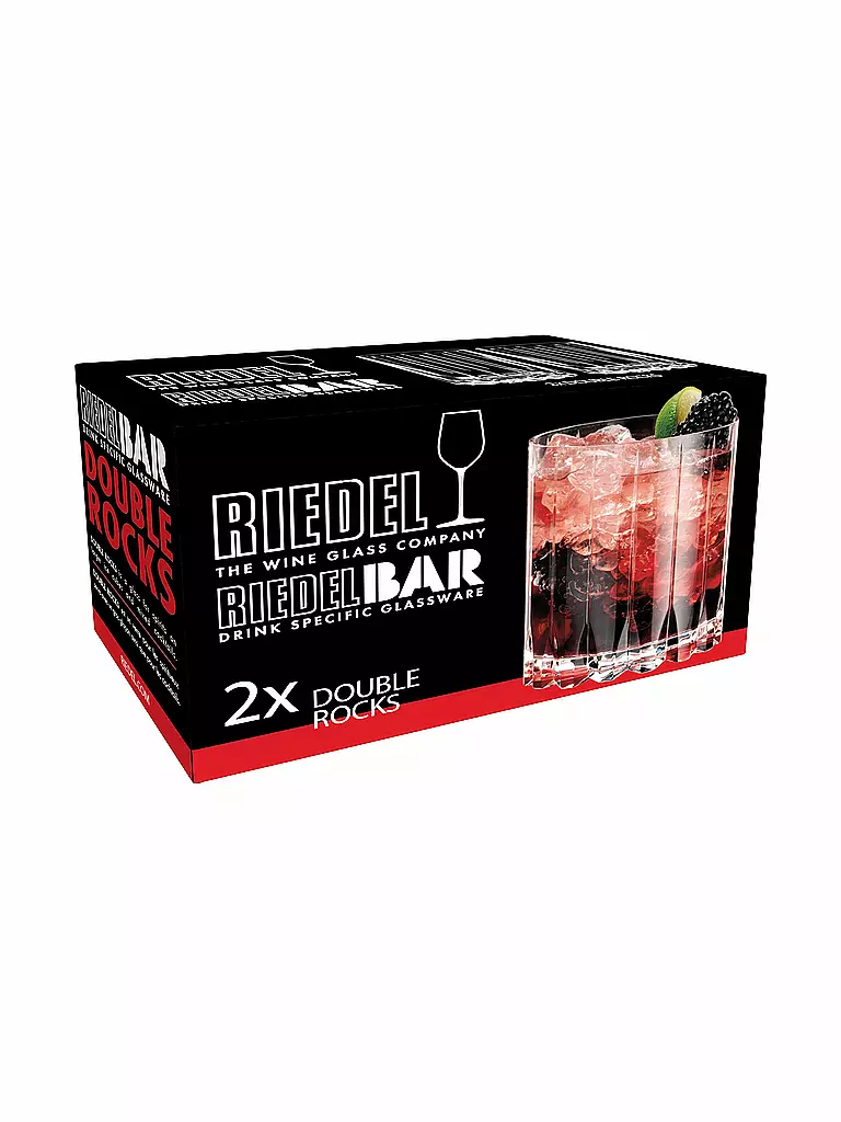 RIEDEL | Set di 2 bicchieri Double Rocks DRINKS SPECIFIC 370ml | 