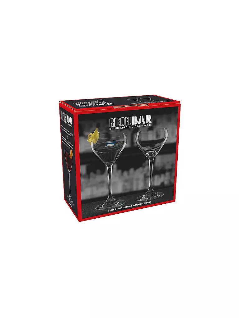 RIEDEL | Set di 2 bicchieri DRINK SPECIFIC Nick e Nora 140ml | Trasparente