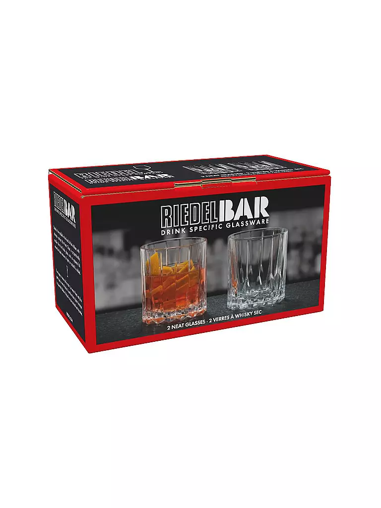 RIEDEL | Set di 2 bicchieri Neat DRINK SPECIFIC 174ml | Trasparente