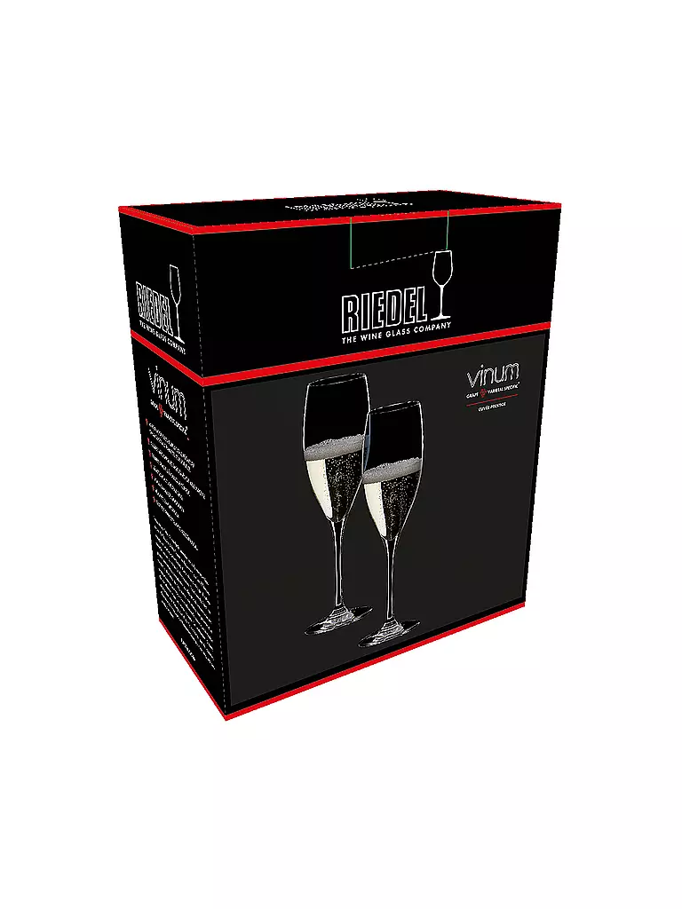 RIEDEL | Set di 2 calici da spumante VINUM Cuvee Prestige 230ml | 