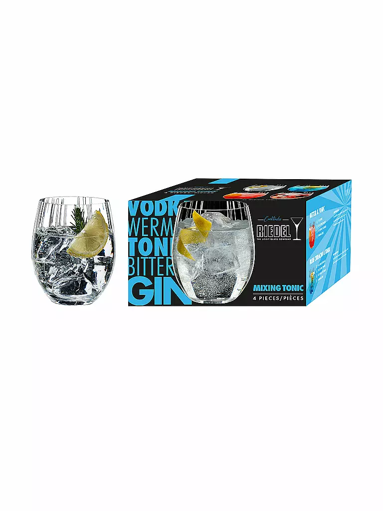 RIEDEL | Set di 4 bicchieri da Gin Tonic MIXING 580ml | Trasparente