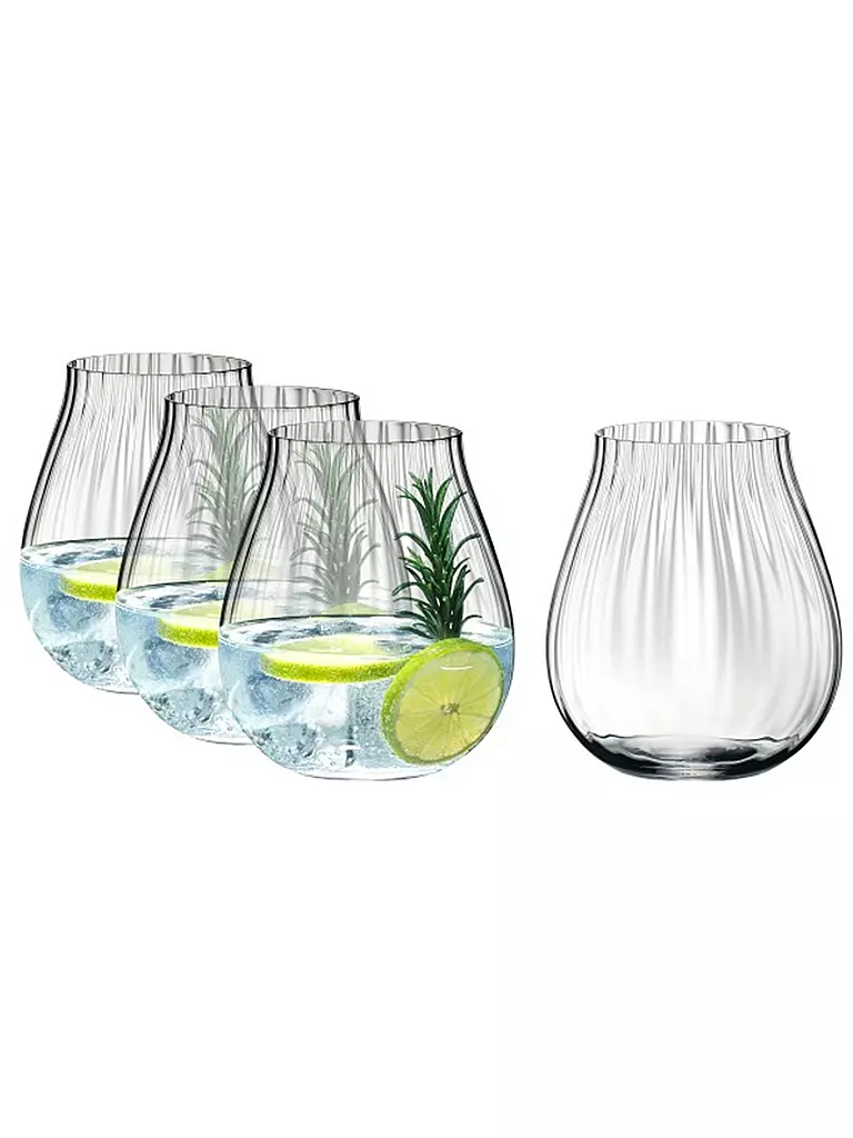 RIEDEL | Set di 4 bicchieri da Gin Tonic OPTICAL O 762ml | Trasparente