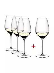 RIEDEL | Set di 4 bicchieri da vino bianco VELOCE Riesling | Trasparente