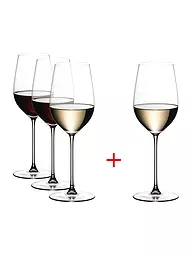 RIEDEL | Set di 4 bicchieri da vino bianco VERITAS Riesling/Zinfandel | Trasparente