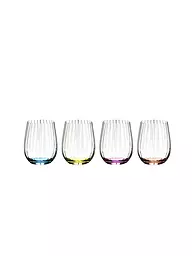 RIEDEL | Set di 4 bicchieri Happy Optical O 344ml | Multicolore