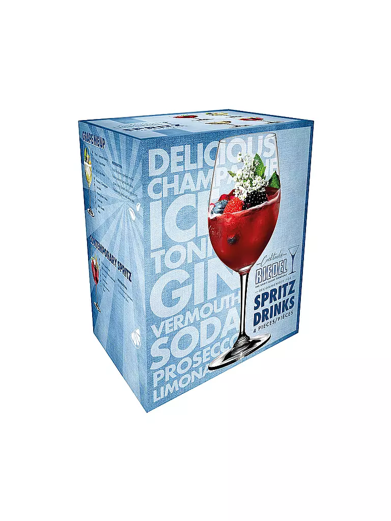 RIEDEL | Set di 4 bicchieri per Spritz Drinks | Trasparente