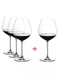 RIEDEL | Set di bicchieri da vino rosso 4 pz. VERITAS Cabernet/Merlot | Trasparente