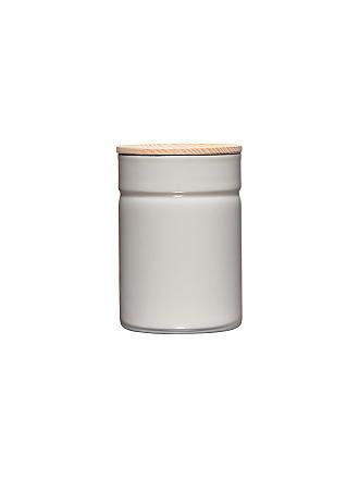 RIESS | Contenitore per alimenti - Contenitore in smalto con coperchio in legno di frassino "Truehomewear" 12 cm 525ml