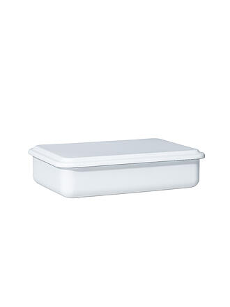 RIESS | Contenitore per alimenti con coperchio 23x15x5cm Bianco