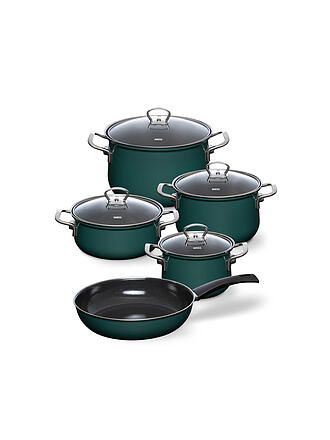 RIESS | Set di pentole 5 pz. TEAL Verde acqua