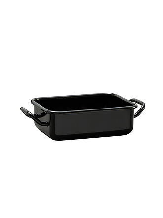 RIESS | Mini teglia da forno e da portata 15x11x5cm/0,5l smalto nero
