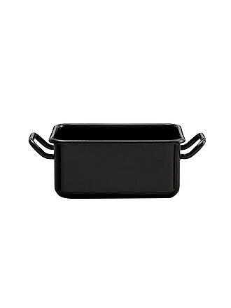 RIESS | Mini teglia da forno e da portata 15x11x7cm/0,7l smalto nero
