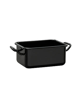 RIESS | Mini teglia da forno e da portata 15x11x7cm/0,7l smalto nero