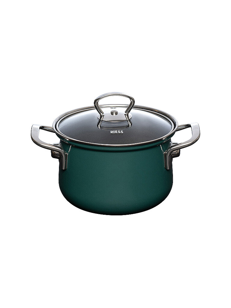 Casseruola per carne con coperchio in vetro TEAL 16cm/1,5l Verde acqua petrolio
